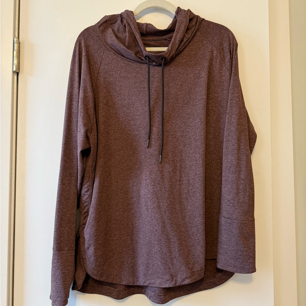 Women's Brown Hoodie Top